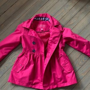 London Fog Girls Raincoat size 5-6
